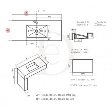 Lavabo Silestone Balance