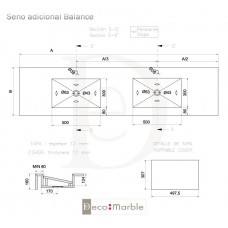 Lavabo Silestone Balance