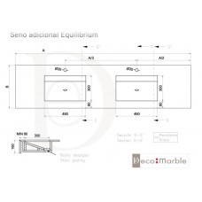 Lavabo Silestone Equilibrium